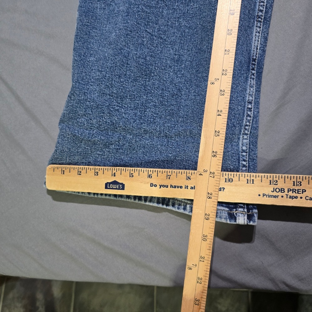 Calvin Klein Jeans Wide Leg Women 30 Blue Medium Wash High Rise Stretch Denim - Picture 4 of 7
